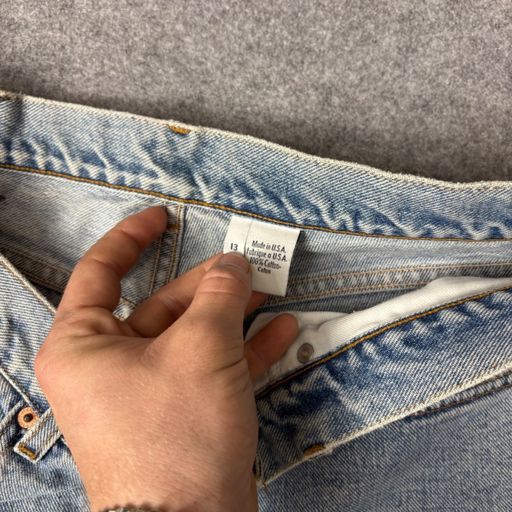Vintage Calvin Klein Jeans Womens 13 Light Wash Straight Leg High Rise Blue USA - Picture 7 of 7